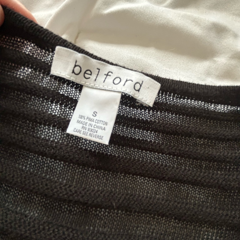 Chic Black Button-Up Cardigan - image 2